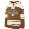 Los Angeles Lakers '47 Dark Fire Superior Lacer Hoodie - Brown - Side View