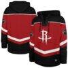 Houston Rockets '47 Tri-Satin Layup Lacer Hoodie - - Front View