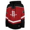 Houston Rockets '47 Tri-Satin Layup Lacer Hoodie - - Side View