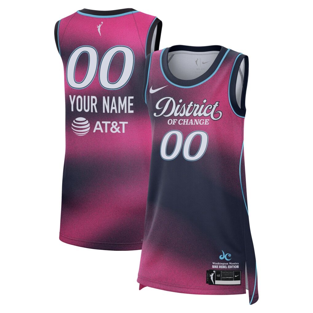 Washington Mystics Nike Unisex Victory Custom Jersey - Rebel Edition