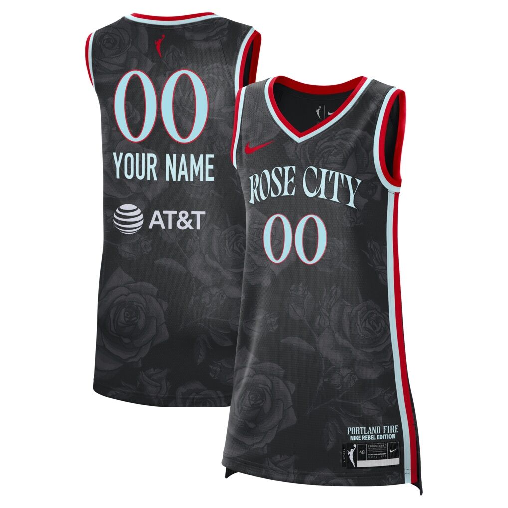 Portland Fire Nike Unisex Victory Custom Jersey - Rebel Edition