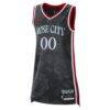 Portland Fire Nike Unisex Victory Custom Jersey - Black - Side View