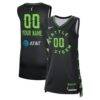 Seattle Storm Nike Unisex Victory Custom Jersey - Black - Front View