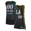 Los Angeles Sparks Nike Unisex Victory Custom Jersey - Black - Front View