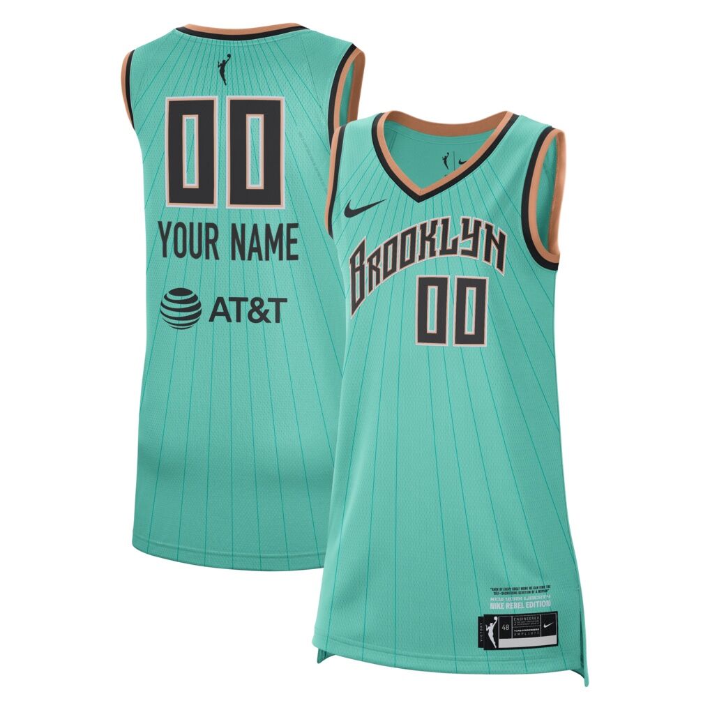 New York Liberty Nike Unisex Victory Custom Jersey - Rebel Edition - Mint