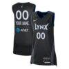 Minnesota Lynx Nike Unisex Victory Custom Jersey - Black - Front View