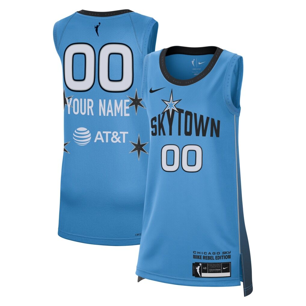 Chicago Sky Nike Unisex Victory Custom Jersey - Rebel Edition