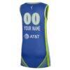 Dallas Wings Nike Unisex Victory Custom Jersey - Blue - Detail View