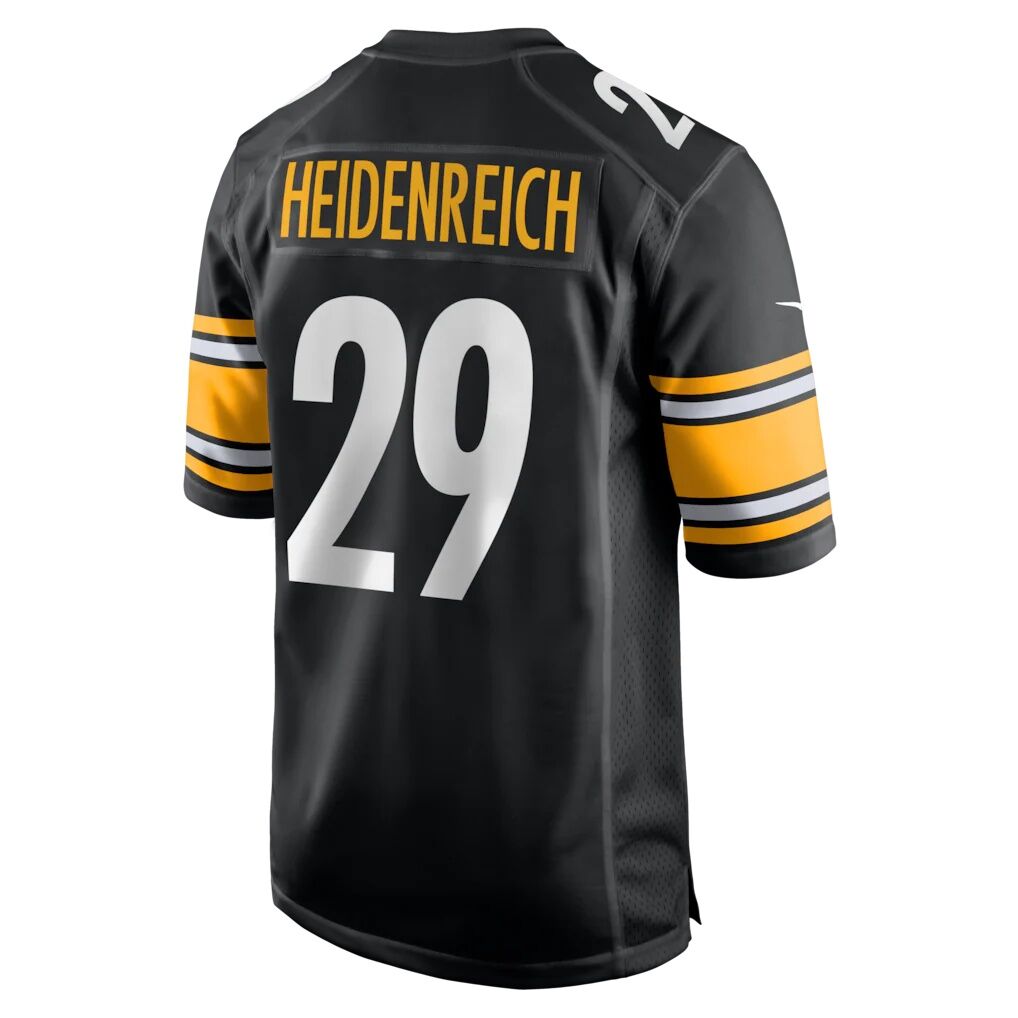 Eli Heidenreich Pittsburgh Steelers Nike Team Game Jersey