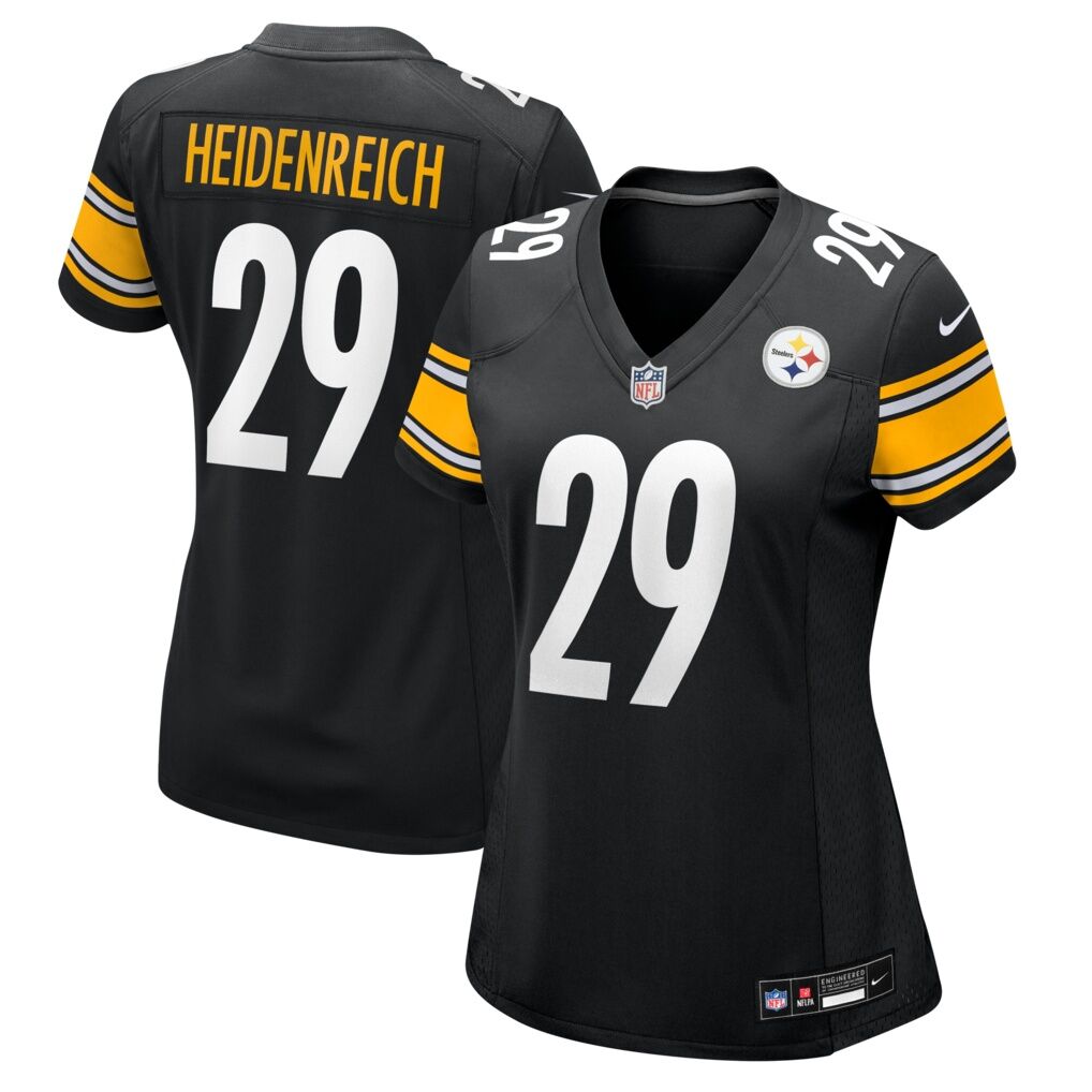 Eli Heidenreich Pittsburgh Steelers Nike Women's Team Game Jersey
