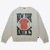 New York Knicks Mitchell & Ness Women's 3.0 Logo Lightweight Sweatshirt - - Front View