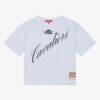 Cleveland Cavaliers Mitchell & Ness Women's Script Crop Boxy T-Shirt - - Front View