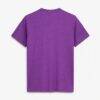 Los Angeles Lakers Homage Unisex Script Tri-Blend T-Shirt - Purple - Side View