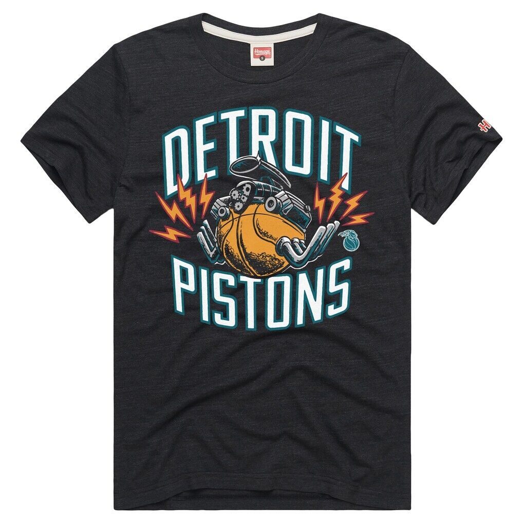 Detroit Pistons Homage Unisex 2025 City Edition Tri-Blend T-Shirt