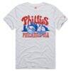 Philadelphia 76ers Homage Unisex Skyline T-Shirt - - Front View