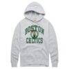 Boston Celtics Homage Unisex Logo Arch Hoodie - - Front View