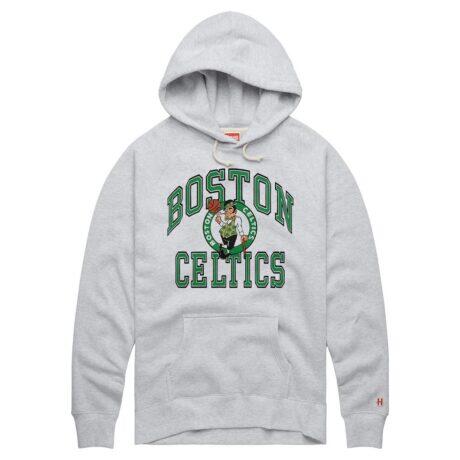 Boston Celtics Homage Unisex Logo Arch Hoodie - - Front View