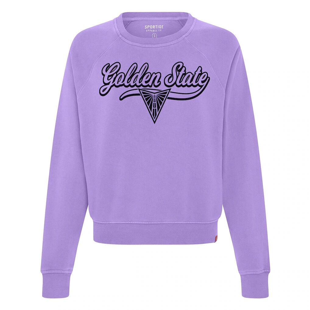 Golden State Valkyries Sportiqe Women's Ashlyn Raglan Crewneck Sweatshirt