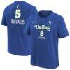 Paige Bueckers Dallas Wings Nike Youth Rebel Edition Name & Number T-Shirt - Blue - Front View
