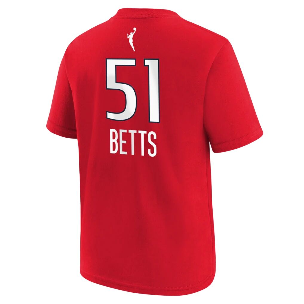 Lauren Betts Washington Mystics Nike Youth Explorer Edition Name & Number T-Shirt