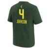 Flau'jae Johnson Seattle Storm Nike Youth Explorer Edition Name & Number T-Shirt - Green - Detail View