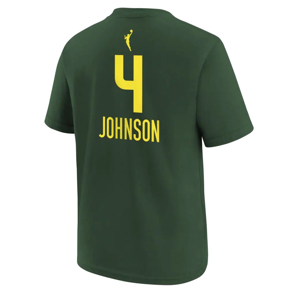 Flau'jae Johnson Seattle Storm Nike Youth Explorer Edition Name & Number T-Shirt