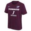 Kiki Rice Toronto Tempo Nike Youth Explorer Edition Name & Number T-Shirt - - Side View