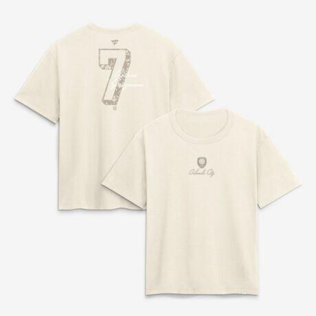 Antoine Griezmann Orlando City SC Women's Legacy Name & Number T-Shirt - Cream - Front View