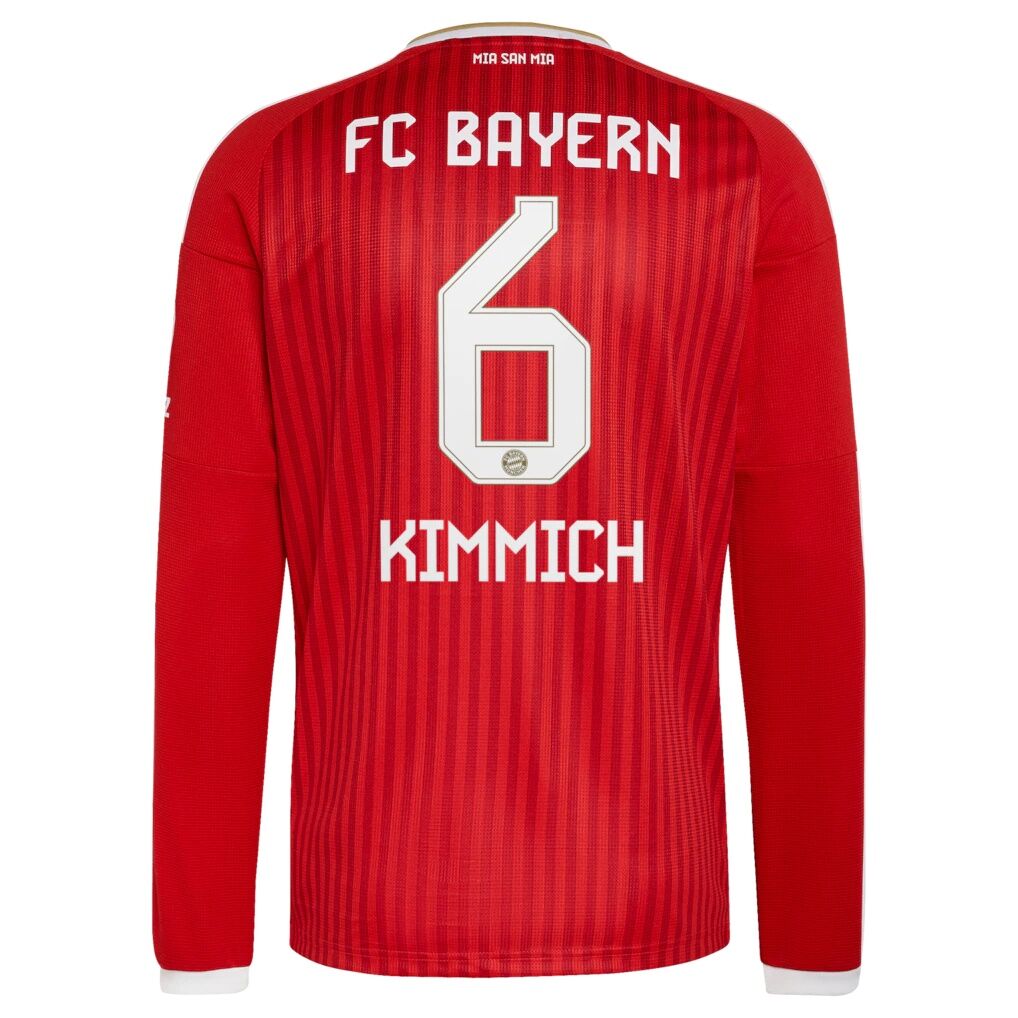 Joshua Kimmich Bayern Munich adidas 2026/27 Home Replica Long Sleeve Jersey