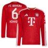Joshua Kimmich Bayern Munich adidas 2026/27 Home Replica Long Sleeve Jersey - Red - Front View