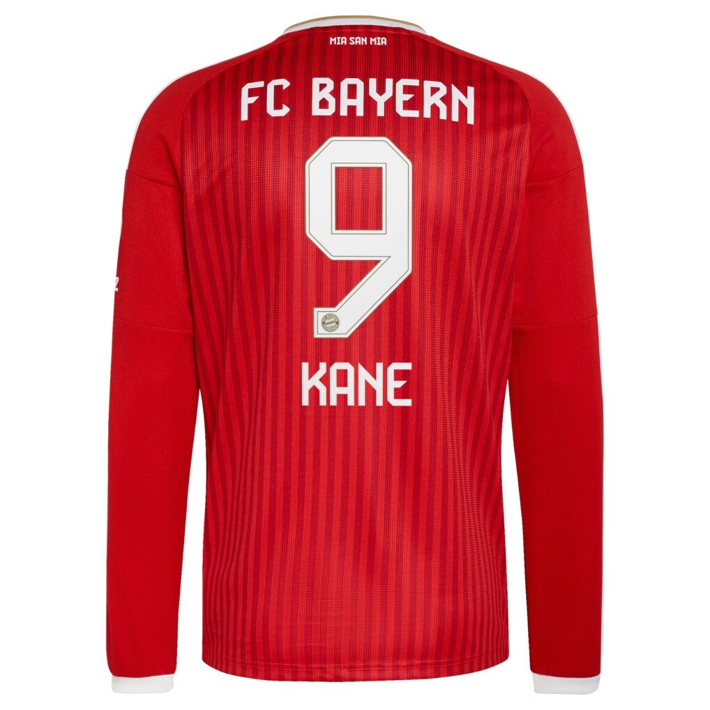 Harry Kane Bayern Munich adidas 2026/27 Home Replica Long Sleeve Jersey