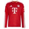 Harry Kane Bayern Munich adidas 2026/27 Home Replica Long Sleeve Jersey - Red - Side View