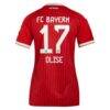 Michael Olise Bayern Munich adidas Women's 2026/27 Home Replica Jersey - Red - Detail View