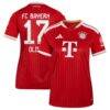 Michael Olise Bayern Munich adidas Women's 2026/27 Home Replica Jersey - Red - Front View