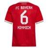 Joshua Kimmich Bayern Munich adidas Youth 2026/27 Home Replica Jersey - Red - Detail View