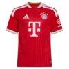Michael Olise Bayern Munich adidas Youth 2026/27 Home Replica Jersey - Red - Side View