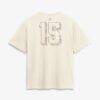 Nikola Jokić Denver Nuggets Women's Floral Name & Number T-Shirt - Cream - Detail View