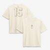 Nikola Jokić Denver Nuggets Women's Floral Name & Number T-Shirt - Cream - Front View