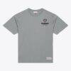 Las Vegas Raiders Mitchell & Ness Core Essentials Micro Logo T-Shirt - Gray - Front View