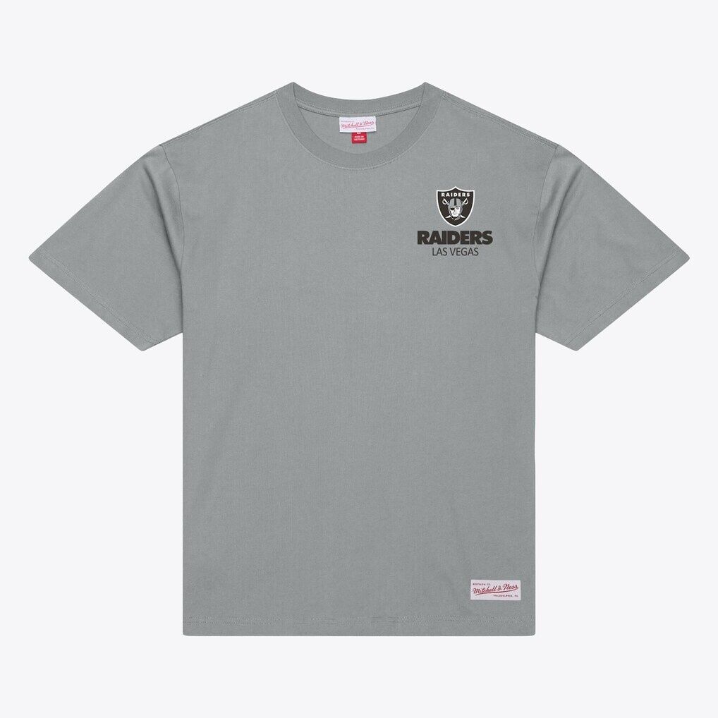 Las Vegas Raiders Mitchell & Ness Core Essentials Micro Logo T-Shirt
