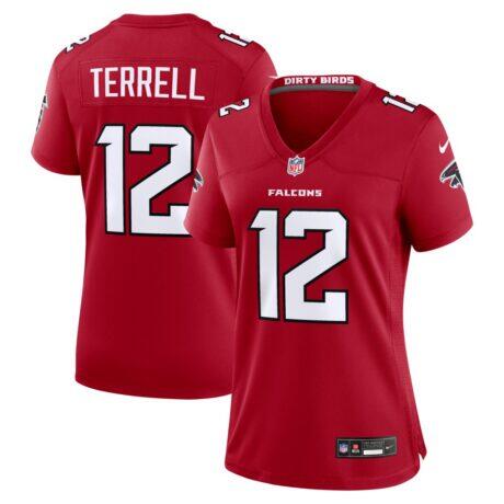 Avieon Terrell Atlanta Falcons Nike Women's Team Game Jersey - Red - Front View