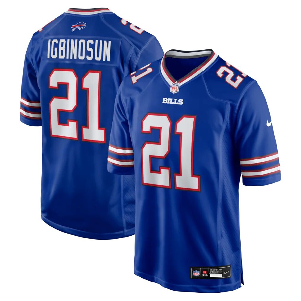 Davison Igbinosun Buffalo Bills Nike Team Game Jersey - Royal