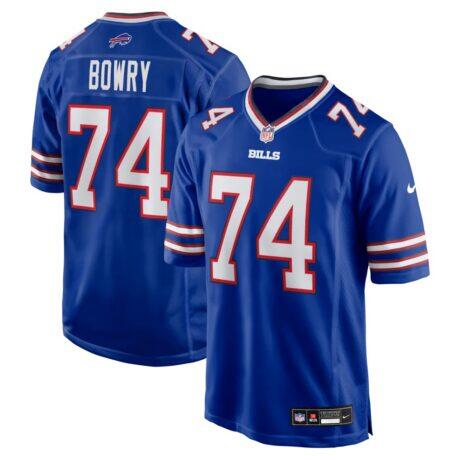Jude Bowry Buffalo Bills Nike Team Game Jersey - - Front View