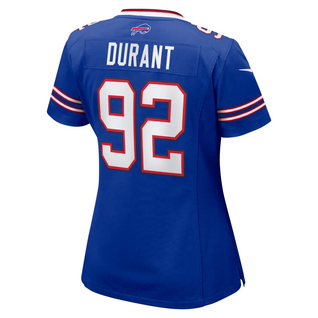 Zane Durant Buffalo Bills Nike Women's Team Game Jersey -  Royal