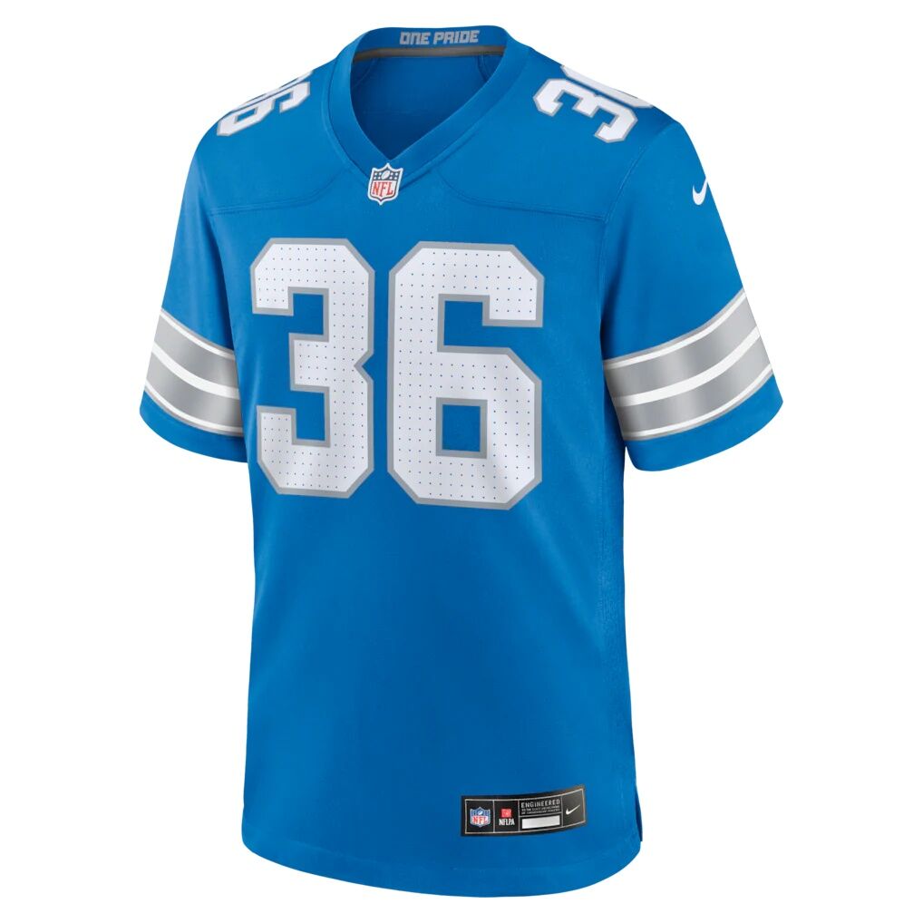 Chuck Clark Detroit Lions Nike Team Game Jersey
