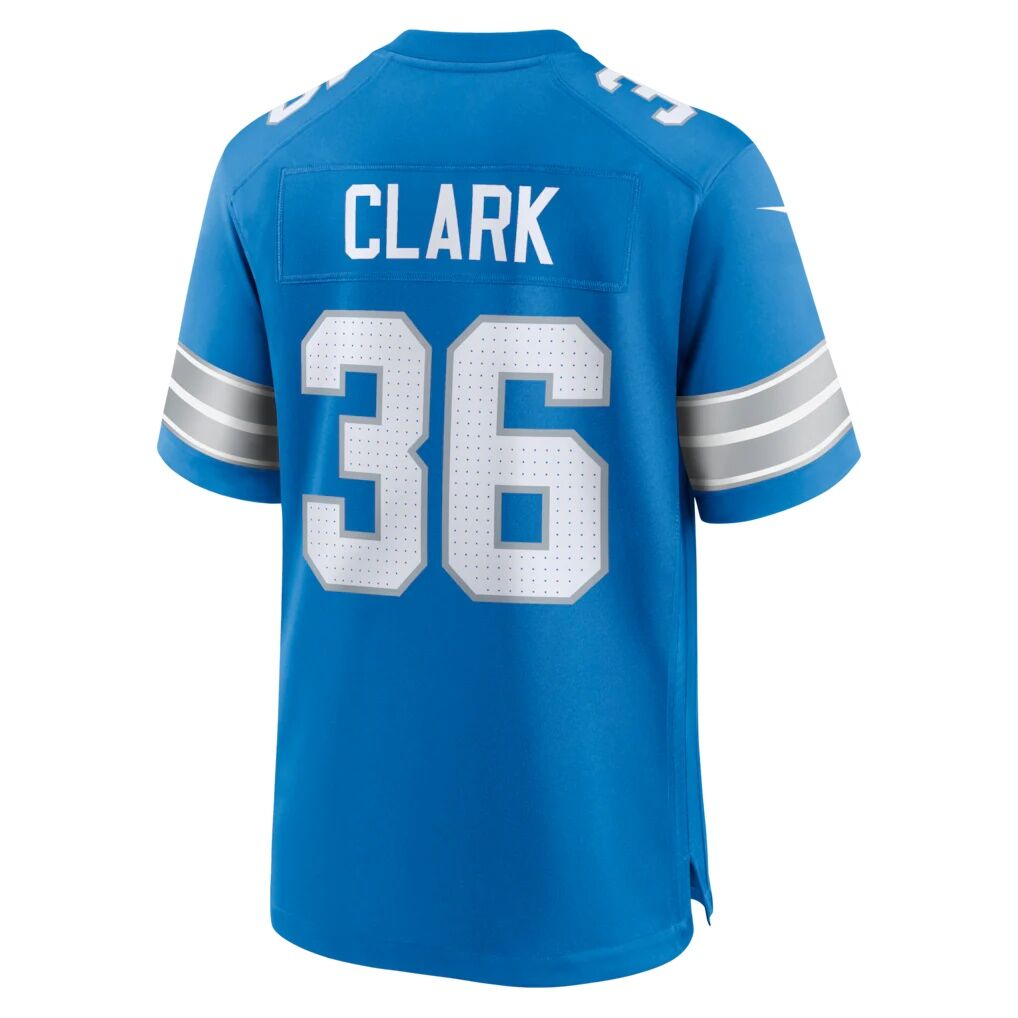 Chuck Clark Detroit Lions Nike Team Game Jersey