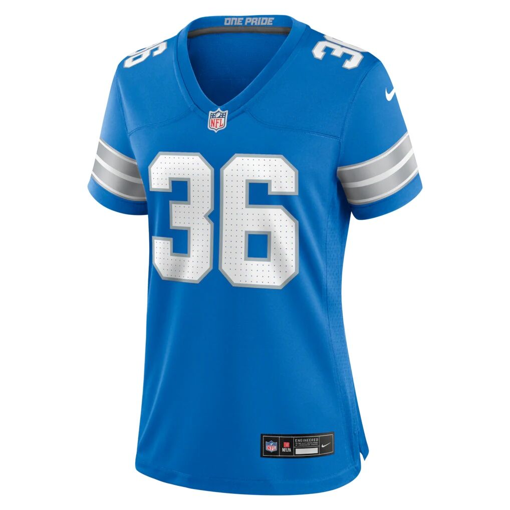 Chuck Clark Detroit Lions Nike Women's Team Game Jersey