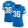 Chuck Clark Detroit Lions Nike Women's Team Game Jersey - Blue - Front View