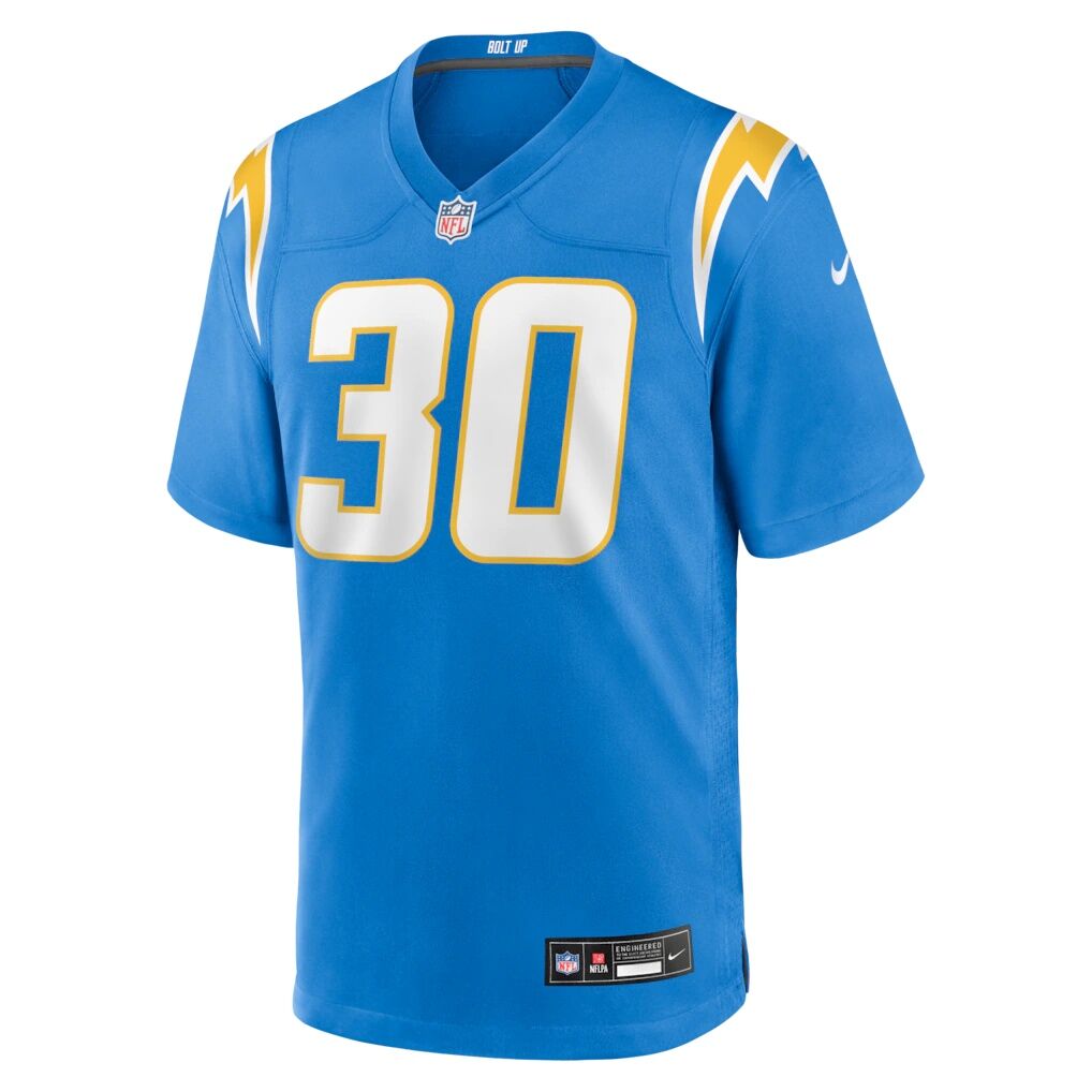 Alec Ingold Los Angeles Chargers Nike Team Game Jersey - Powder Blue