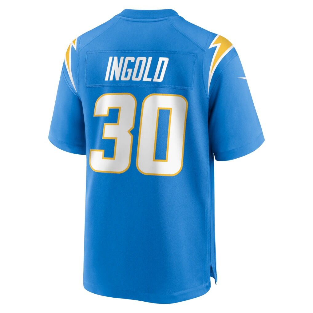 Alec Ingold Los Angeles Chargers Nike Team Game Jersey - Powder Blue